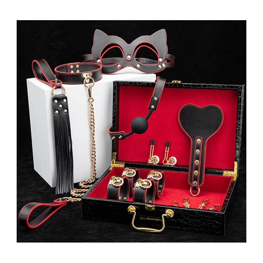 coffret-sm-bondage-8-pieces-noir-rouge