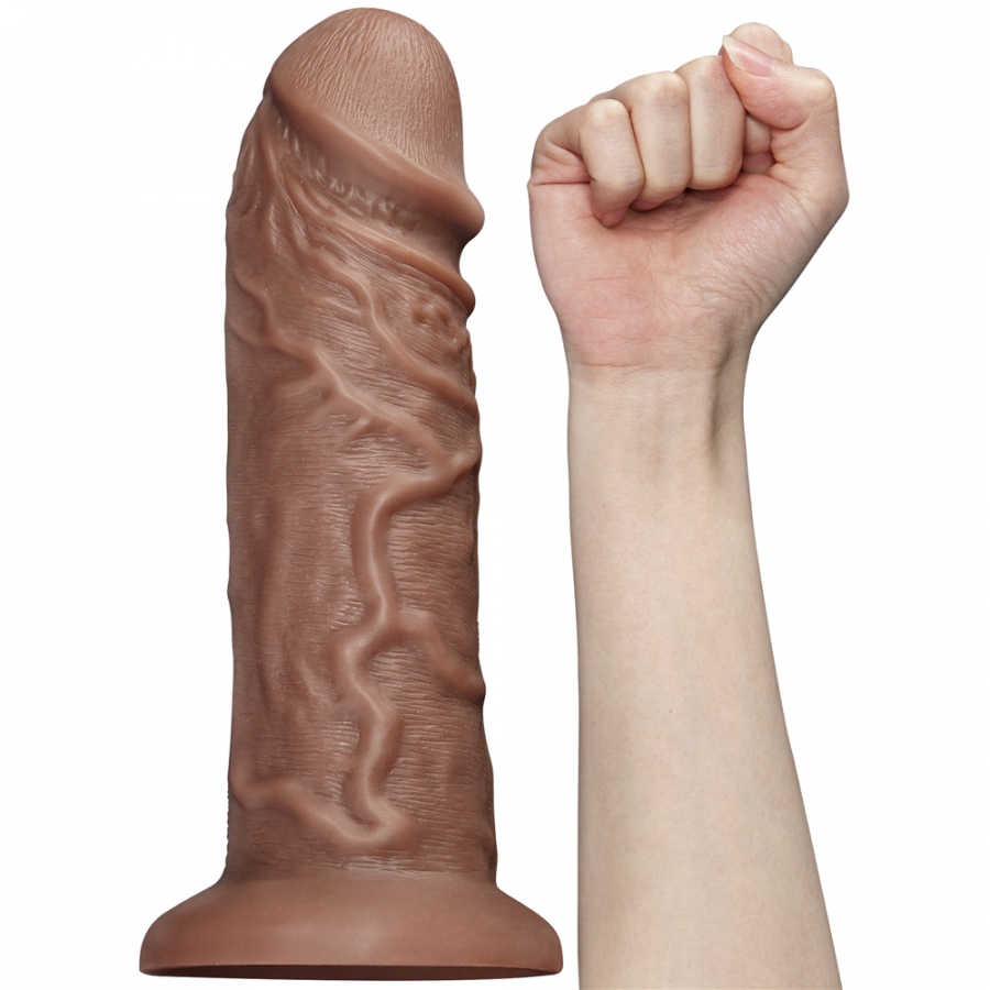 gode-vibrant-chubby-dildo-23-x-65-cm-marron2